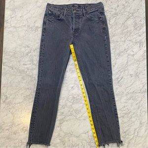 GRLFRND Yasmin cropped skinny jeans in Lust for Life